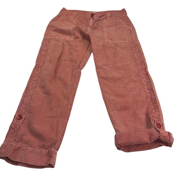 Sundance Women's Straight Leg Pants in Dusty Rose - Picture 2 of 12